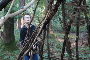 Hütten bauen im Zeisigwald Hütten bauen im Zeisigwald