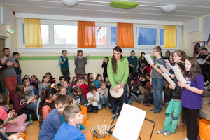 Eine Bande Musiker geht um im Schulhaus Eine Bande Musiker geht um im Schulhaus