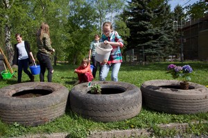 Auftakt zur Umgestaltung des Außengeländes Auftakt zur Umgestaltung des Außengeländes