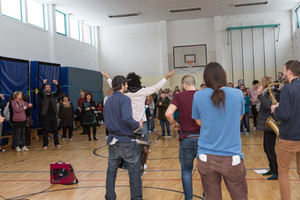 Unser Workshop mit Banda Internationale Unser Workshop mit Banda Internationale