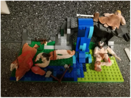 Steinzeitmodelle - Ergebnisse der heimischen Lernzeit