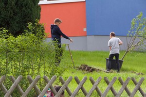 Auftakt zur Umgestaltung des Außengeländes Auftakt zur Umgestaltung des Außengeländes